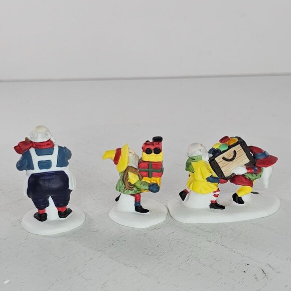 Department 56 North Pole Series Santa Toymaker Elves Figures 3-Piece Set - Picture 4 of 8